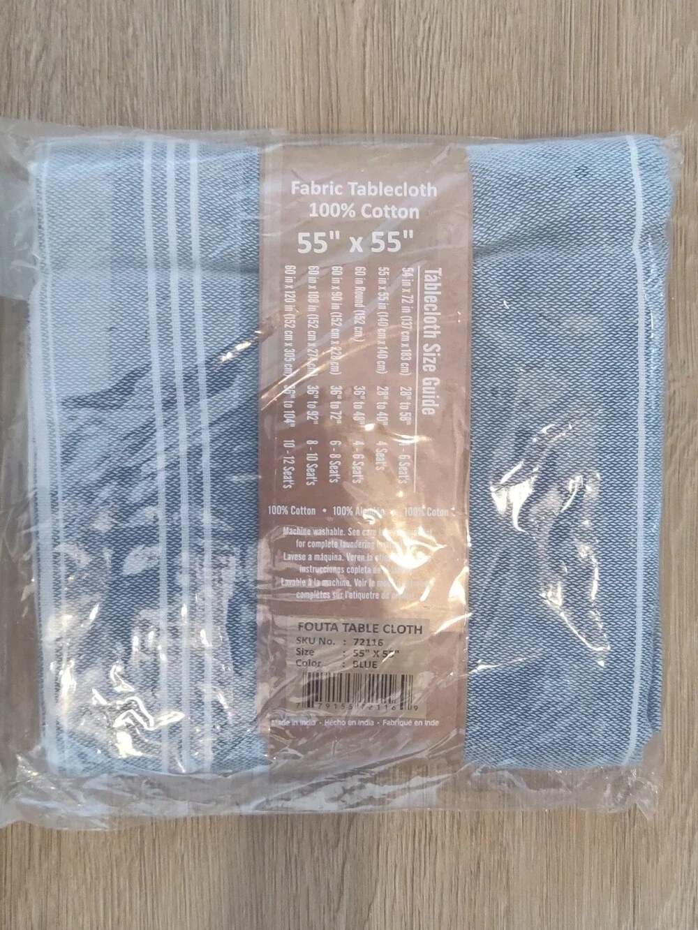 Fabstyles Fouta Stripe Cotton Tablecloth